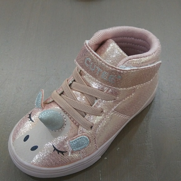 Girls BLUSH Hi-Top Unicorn Sneakers - Picture 7 of 8